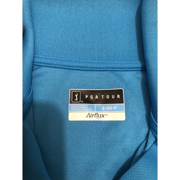 PGA Tour Shirt Mens Small Blue Air Flux Logo - Picture 4 of 5